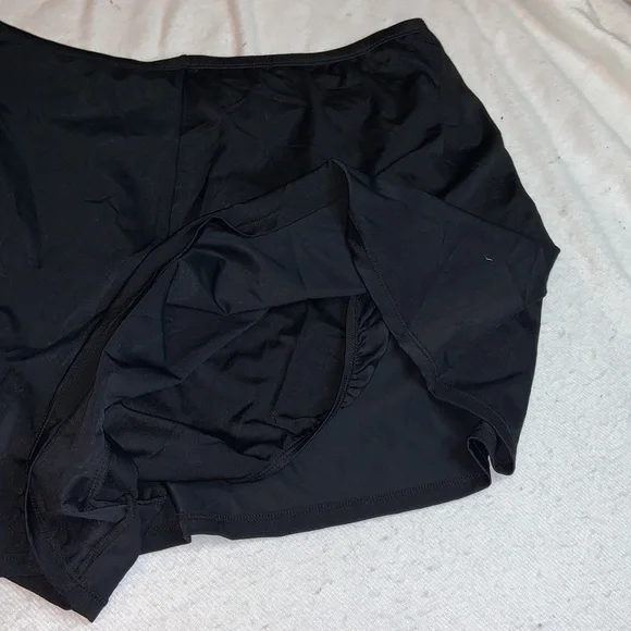 Fit4U swim bottoms shorts with bikini bottom built in size 20W black FINAL SALE - Picture 2 of 6